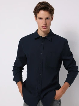 Сорочка бавовняна чоловіча Colin's CL1076727NAV 2XL Navy (8684112964485)
