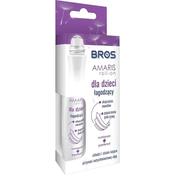 Дитячий заспокійливий засіб BROS Amaris Roll-on 15 мл після укусів комарів, ос і кропиви