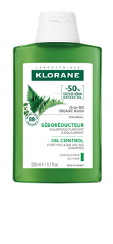 Шампунь для жирных волос Klorane shampooing a l'ortie Bio 200мл