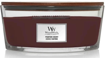 Ароматична свічка з ароматом темної вишні та амбри Woodwick Ellipse Phantom Cherry 453 г