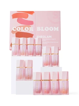 Набор из 12 румян SHEGLAM Color Bloom Shimmer & Matte Collection Set