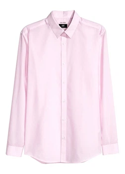 Рубашка H&M M Розовый (HM-4533055-Pink)