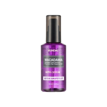 Сироватка для волосся зволожуюча Рожевий грейпфрут Macadamia Ultra Hair Serum Pink Grapefruit Kundal 100 мл 8809568740807