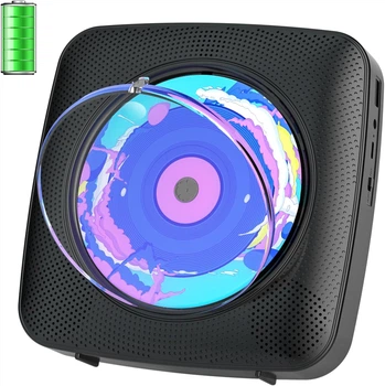 Портативный Bluetooth CD-проигрыватель Kegaudio HiFi 1800mAh