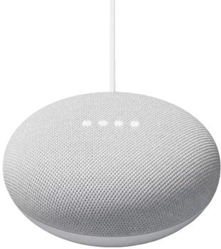 Портативна колонка Google Nest Mini Chalk 15W RGB Light grey (GA00638-ES) (2712105FE2S5VK) - Уцінка