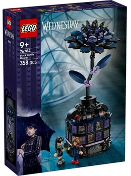 Конструктор LEGO Wednesday Квітка чорної жоржин 358 деталей (76784) (955555914173024) - Уцінка
