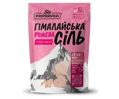 Соль пищевая Гималайская розовая TM Приправка 200 g
