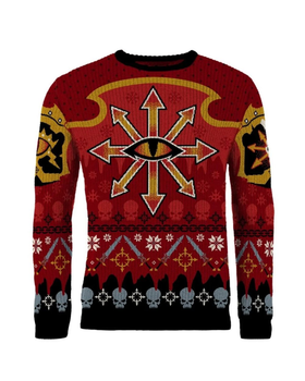 Різдвяний светр Warhammer 40,000: Chaos Christmas Jumper (Size M)