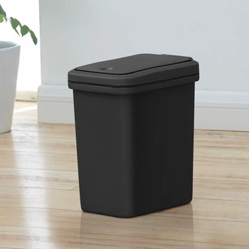 Відро для сміття MBM HOME BIN-04 10L ANTHRACITE пластикове антрацитове