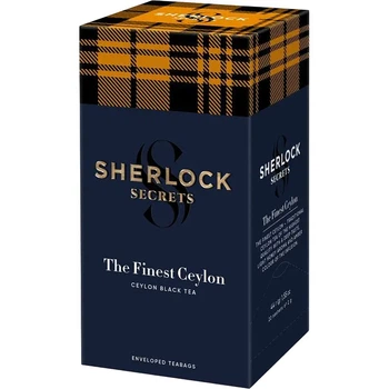 Чай Sherlock Secrets Найкращий Цейлон The Finest Ceylon 44 г (22 саш * 2) чорний (4823118604276)