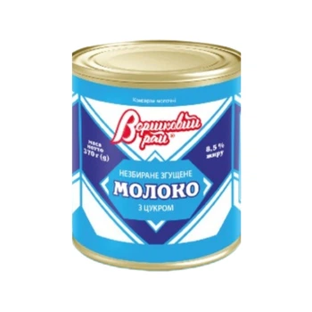 Молоко згущене з цукром Вершковий рай 370 г (4820247350166)