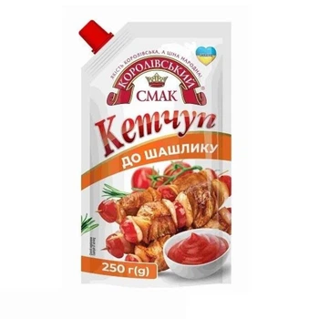 Кетчуп До шашлику Королівський смак 250 г (4820241522798)