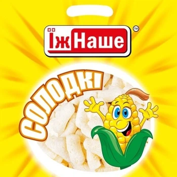 Кукуруд. палички Солодкі з сюрпризом Їж наше 120 г (4820183980168)