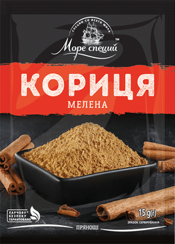 Кориця мелена Море Спецій 15 г
