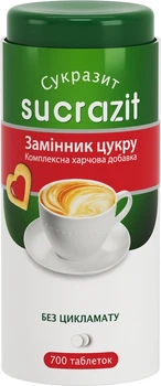Замінник цукру 700 таблеток Patent Sukrazit 57,4 г (7290000504278)