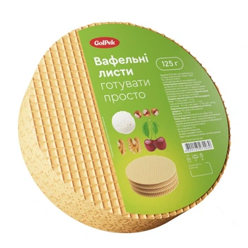 Вафельні листи білі Golpek 125 г (4820125272030)