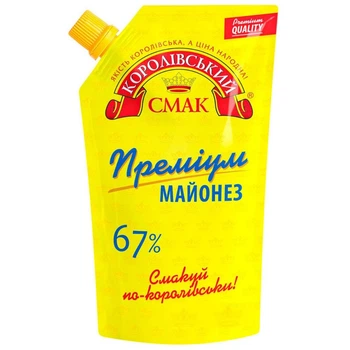 Майонез 67% Преміум Королівський смак 500 г (4820241520978)