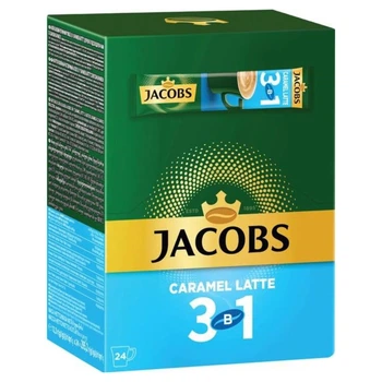 Напій кавовий розчинний 3в1 Caramel Latte Jacobs 24 стика (4820206290588)