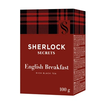 Чай чорний листовий English Breakfast Sherlock Secrets 100 г (4823118600902)