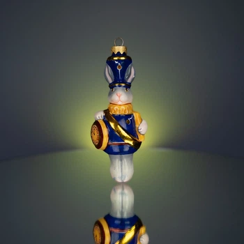 Елочная игрушка Rizdviani Istorii Рождественский кролик 12,5 см (4820001045772)