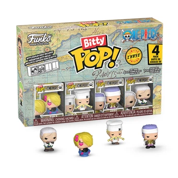 Набор игровых фигурок Bitty POP! - Санджи (Sanji) (4 фигурки в асс.)