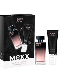 Набор для женщин Mexx Black Woman (туалетная вода 30 мл + гель для душа 50 мл) (3616305254443)