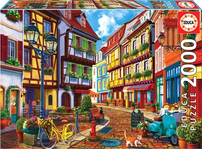 Пазл Educa Кольорова вуличка 2000 елементів 112808 (8412668199453)