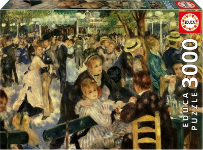 Пазл Educa Бал у Moulin de la Galette Огюст Ренуар 3000 елементів 113435 (8412668203112)