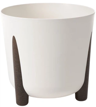 Вазон Lamela Frida пластиковий кремовий 30 x 28.5 см (9742370) (5900119742370)