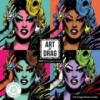 Puzzle Flame Tree Drag queen Art of drag 1000 elementów (9781804176757)