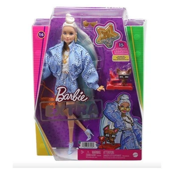 Кукла Barbie Экстра Блондинка с пучком на распущенных волосах 29 см (HHN08)
