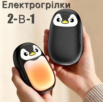 Аккумуляторная грелка для рук с нагревом до 60°C с питанием от USB, набор из 2х штук