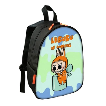 Рюкзак дитячий No Brand Labubu 34х27х13 см Різнобарвний (02759)
