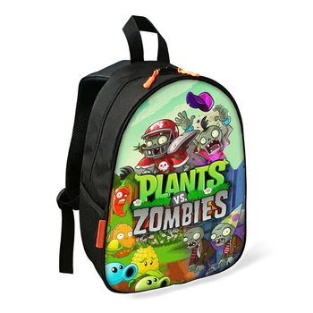 Рюкзак детский No Brand Plants vs. Zombies 34х27х13 см Разноцветный (02513)
