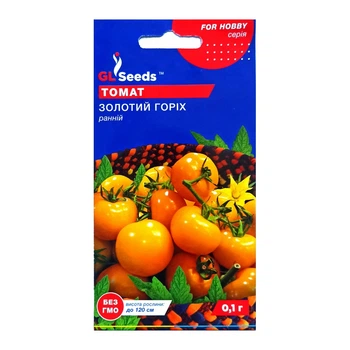 Семена томата GL SEEDS Золотий горіх 0.1 г (4823096905563)