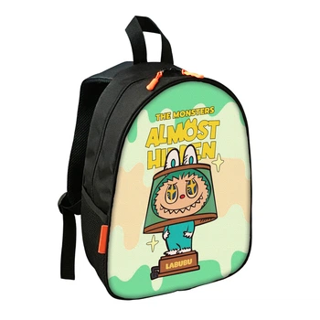 Рюкзак дитячий No Brand Labubu 34х27х13 см Різнобарвний (02764)
