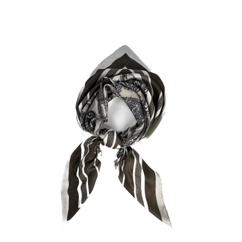 Платок женский LuckyLOOK Кимран 90х90 см Разноцветный 581-036