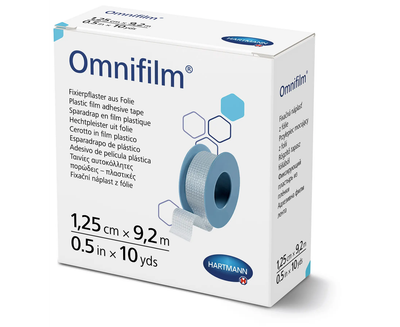 Пластырь фиксирующий из прозрачной пленки Paul Hartmann Omnifilm 1,25 см х 9,2 м