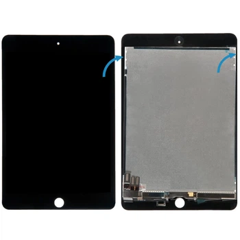 Дисплей iPad mini 5 черный - криво вклеенный - Уценка