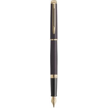 Ручка перьевая Waterman HEMISPHERE Metallic Lava Black GT FP F (12 090)