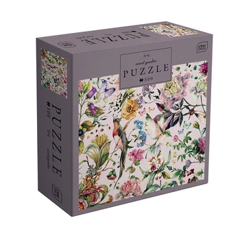 Пазли тришарові серія Secret Garden 4, розмір 33х46 см, 500 шт.(385079)