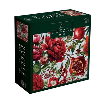Пазли тришарові серія Flovers 6, розмір 33х46 см, 500 шт.(385048)