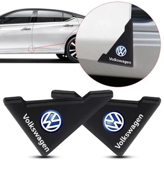 Защита углов двери LinkNexGen Volkswagen 2шт черные 45х58х65 мм резина (на скотче)