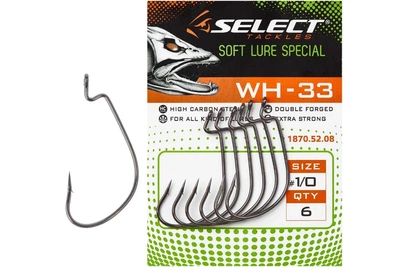 Гачки офсетні Select WH-33 №1 (6 шт/уп) (6101019001)