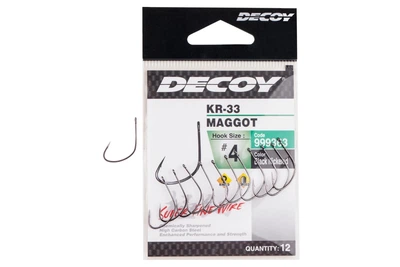 Гачок Decoy KR-33 Maggot №6 (12 шт/уп) (6102051002)