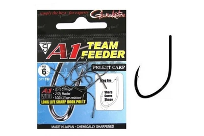 Крючки Gamakatsu A1 Team Feeder Pellet Carp №10 (10шт/уп) (6108012003)
