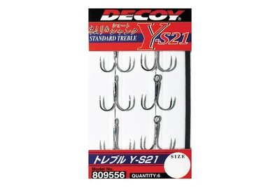 Тройные крючки Decoy Y-S21 №8 6шт (6302004006)