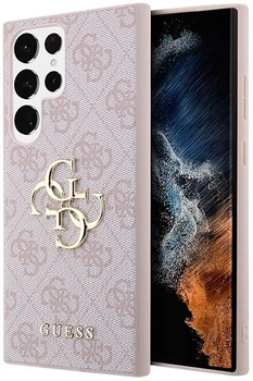 Etui plecki Guess Big Metal Logo do Samsung Galaxy S24 Pink (GUHCS24L4GMGPI)