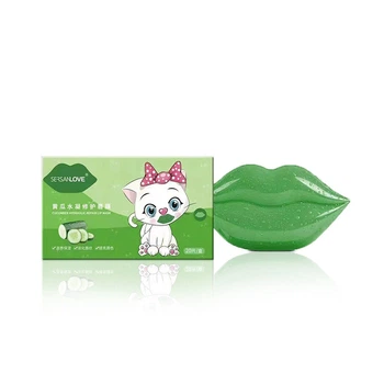Гидрогелевые патчи для губ с экстрактом огурца Sersanlove Cucumber Hydraulic Repair Lip Mask, 60г/20шт