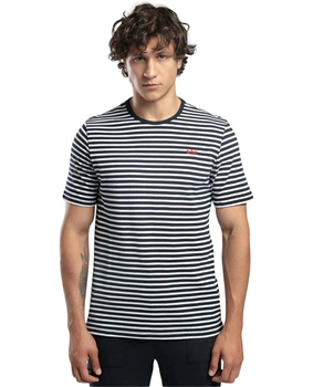 Футболка мужская Lee Cooper Skyler 252LCM242063.2544 M белая в черную полоску (8682272628315)